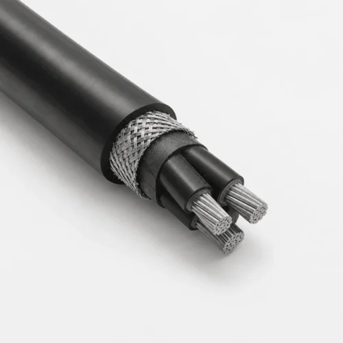 RFOU 0.6/1kV offshore marine power cable with EPR insulation, tinned-copper braid and black SHF2 EVA sheath