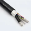 P15 DRILLING-MAST-600-2000V Main Product Image TEBAOFLEX 600-2000V blast-hole drilling mast cable with 2 heavy EPR power cores, tinned copper ground, multi-core control bundle, polypropylene braid and black rubber jacket