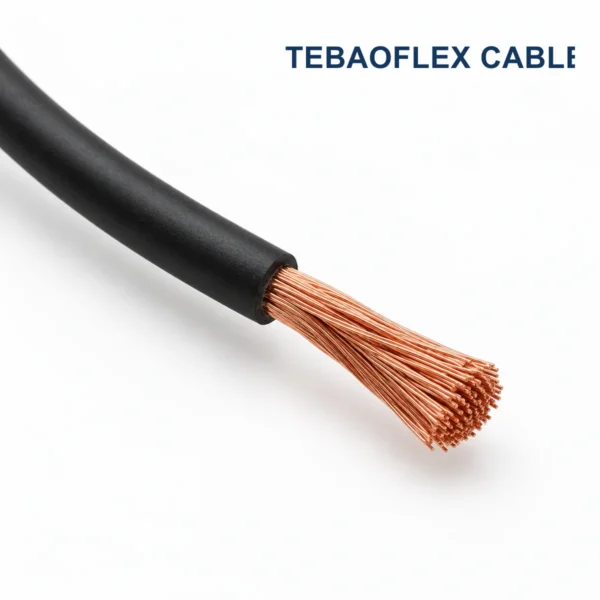UL 3223 silicone high-temperature wire with black 300 V 150°C insulation and stranded copper conductor