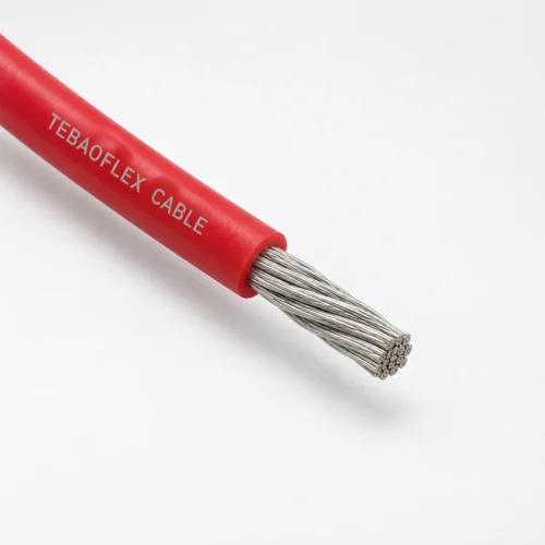 UL 3530 red silicone wire with stranded tinned copper conductor for 150°C 600V appliance wiring